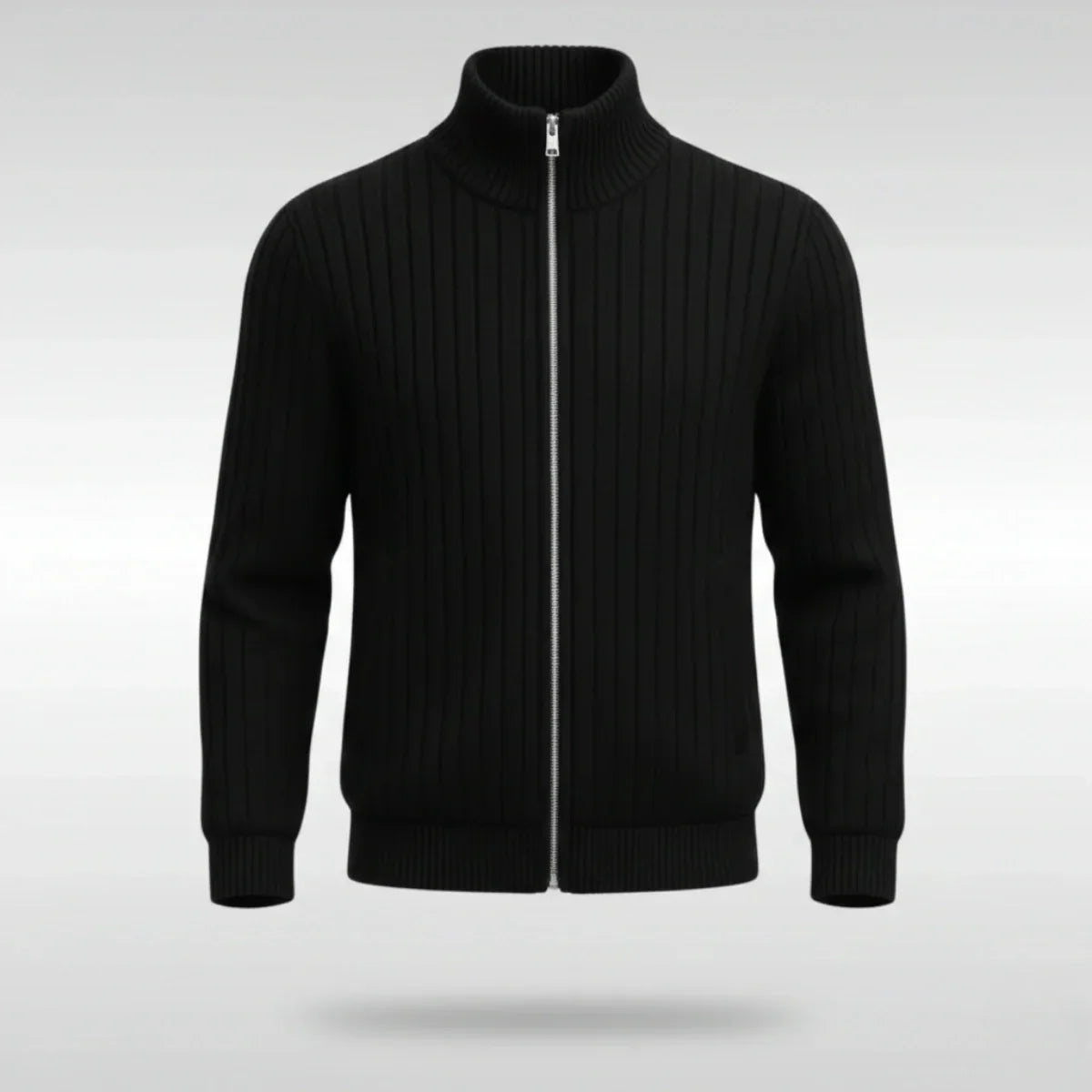 Monarch Wear | Stijlvol Klassiek Vest met Rits – RibbedWarm™