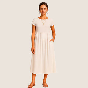 Monarch Alice midi-jurk – Casual en tijdloze elegantie