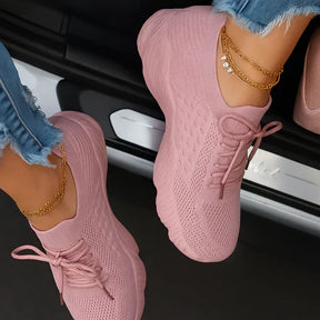 Monarch RespiraFlex sneakers – Ademend mesh met veters, EVA-zool