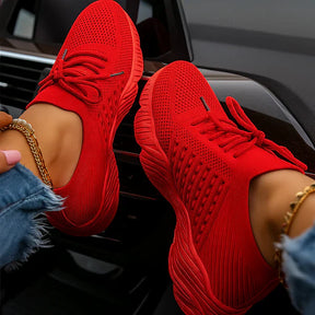 Monarch RespiraFlex sneakers – Ademend mesh met veters, EVA-zool