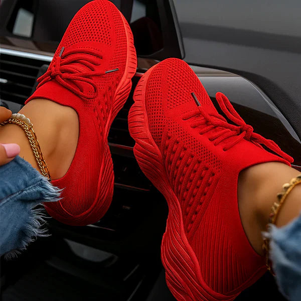 Monarch RespiraFlex sneakers – Ademend mesh met veters, EVA-zool