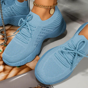 Monarch RespiraFlex sneakers – Ademend mesh met veters, EVA-zool