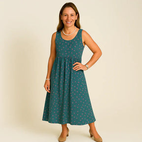 Monarch Lotte lange jurk – Zomerse florale elegantie