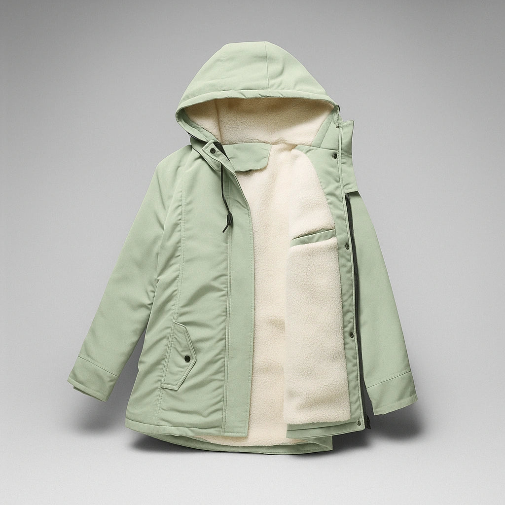 Parka CozyFleece™ à Capuche – Doublure Velours 2-en-1