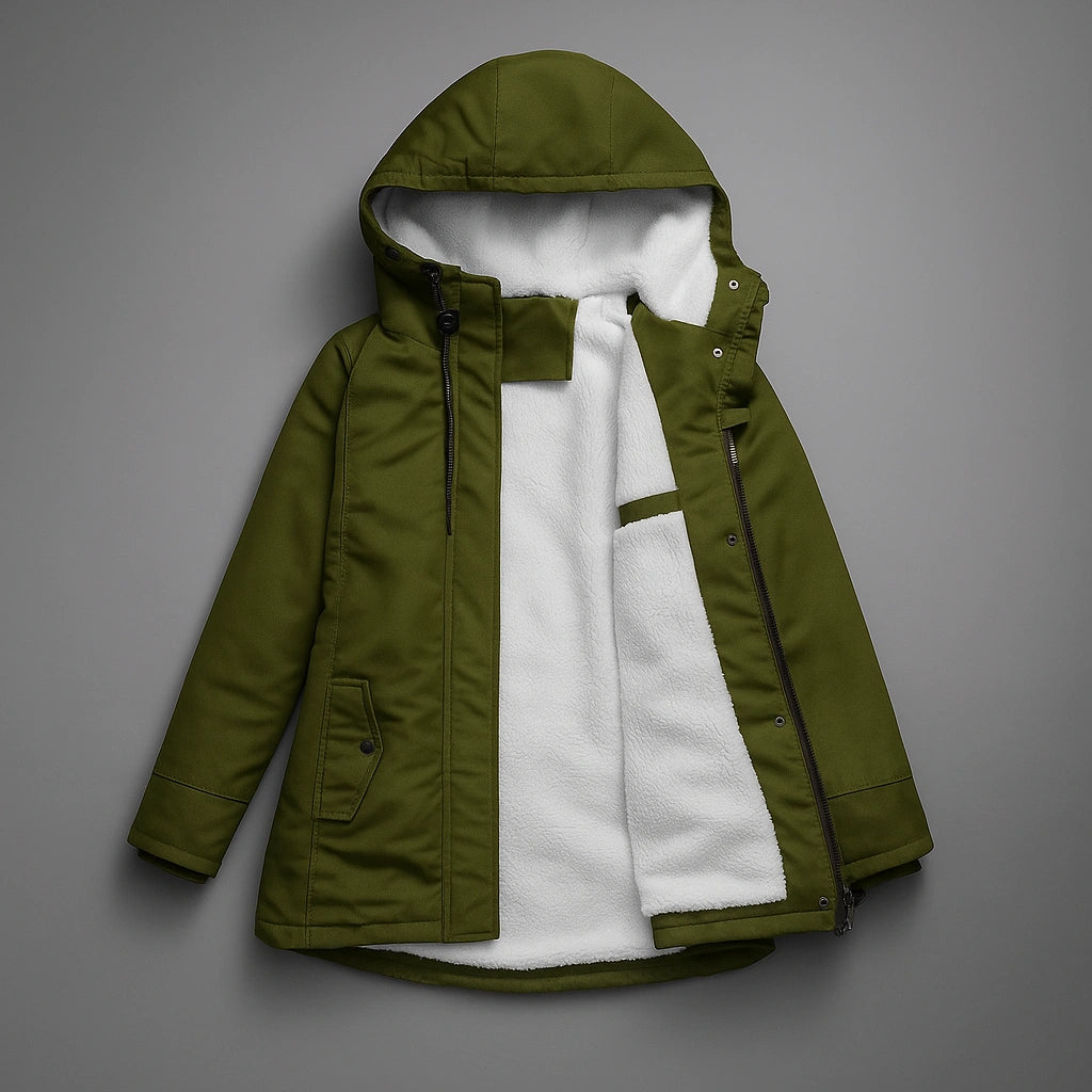 Parka CozyFleece™ à Capuche – Doublure Velours 2-en-1