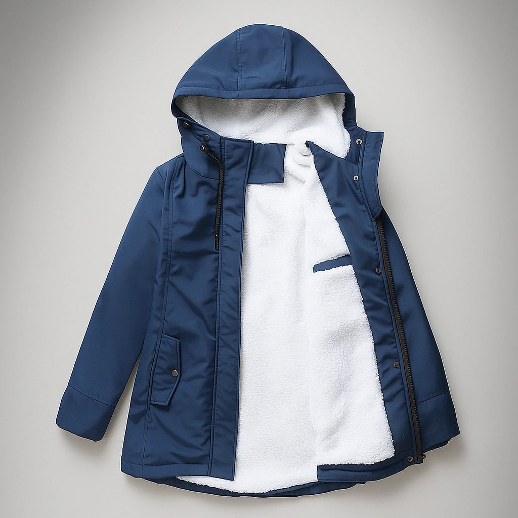 Parka CozyFleece™ à Capuche – Doublure Velours 2-en-1