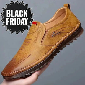 Mocassins à enfiler en cuir pour hommes - [BLACK FRIDAY] - [ACHETÉZ 1, RECEVÉZ 2 GRATUIT]