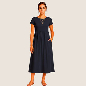 Monarch Alice midi-jurk – Casual en tijdloze elegantie