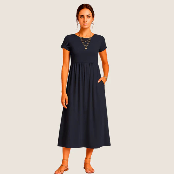 Monarch Alice midi-jurk – Casual en tijdloze elegantie