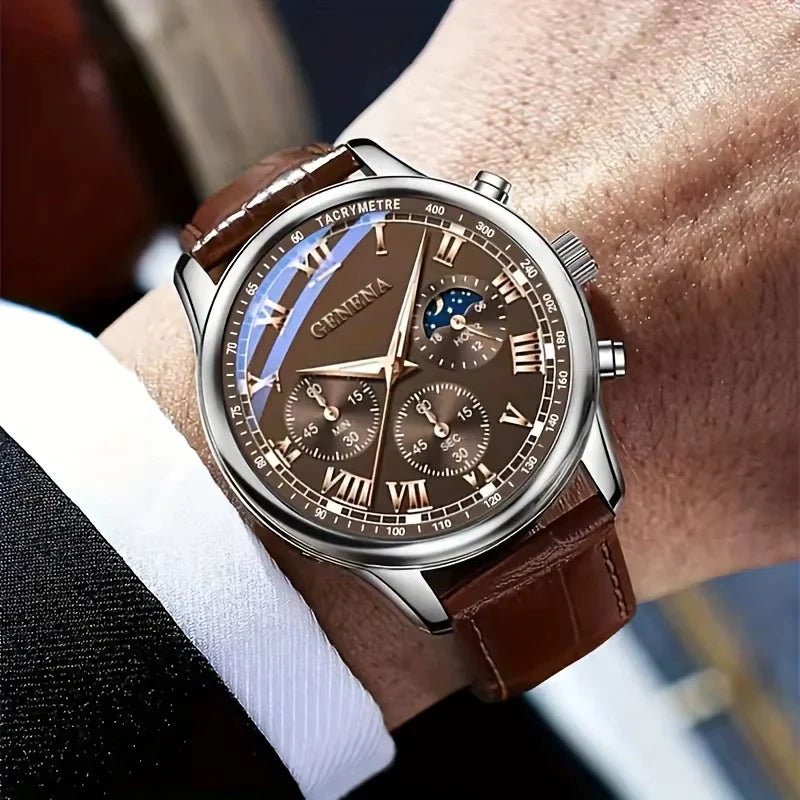 PZ® 008 – Montre Élégante Classique avec une Touche Moderne