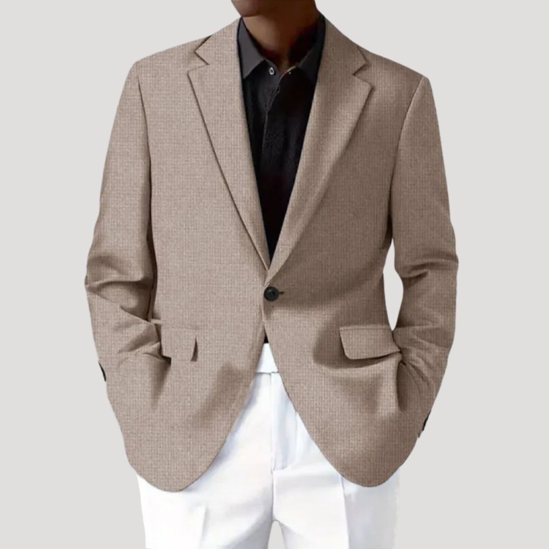 Alexander | Heren Gestructureerde Getailleerde Casual Blazer
