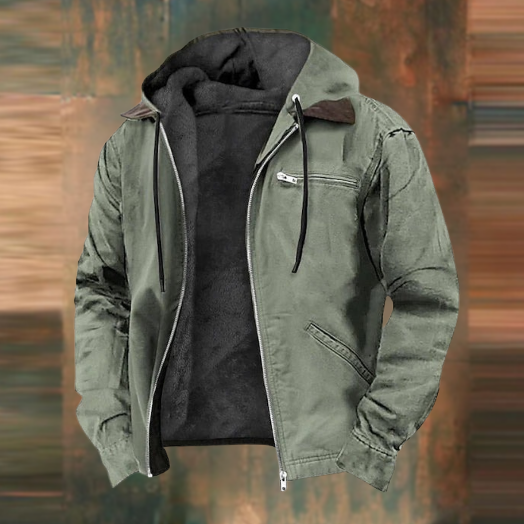 Foster | Heren Trendy Casual Heren Zip Jas