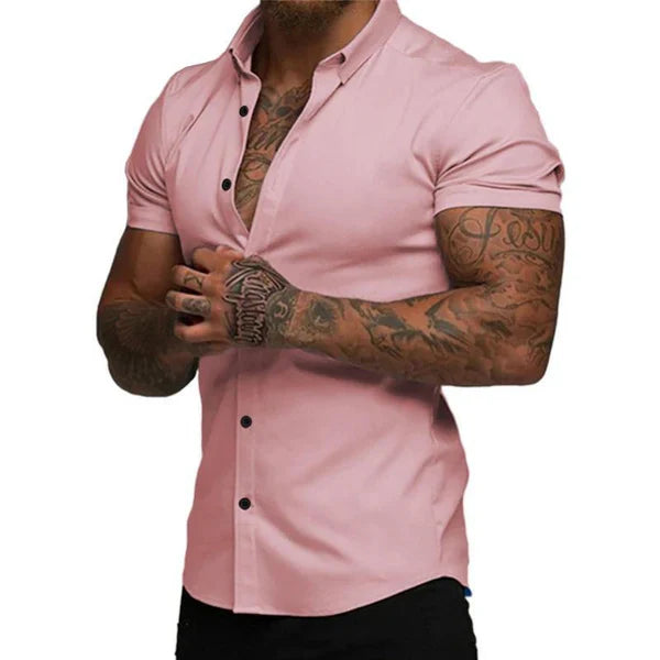 Chemise Slim Monarch EasyFit™ – Style et Confort avec Technologie Stretch 4D