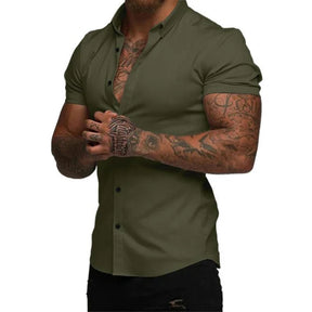 Slim Fit EasyFit™ Overhemd – Stijl en Comfort met 4D Stretch Technologie