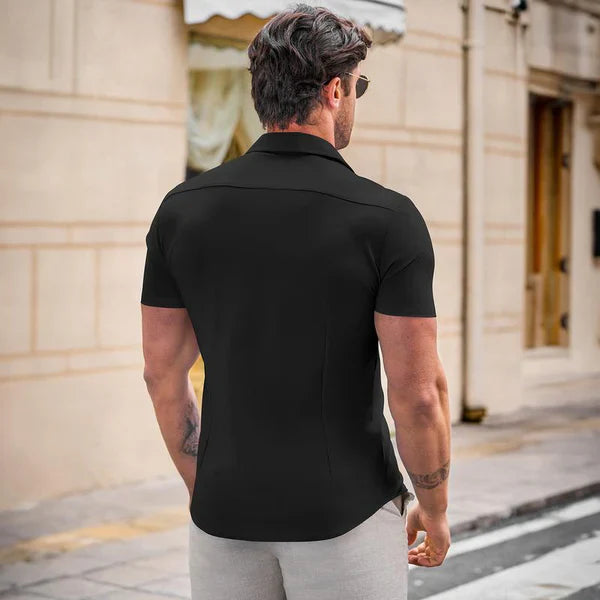 Chemise Slim Monarch EasyFit™ – Style et Confort avec Technologie Stretch 4D