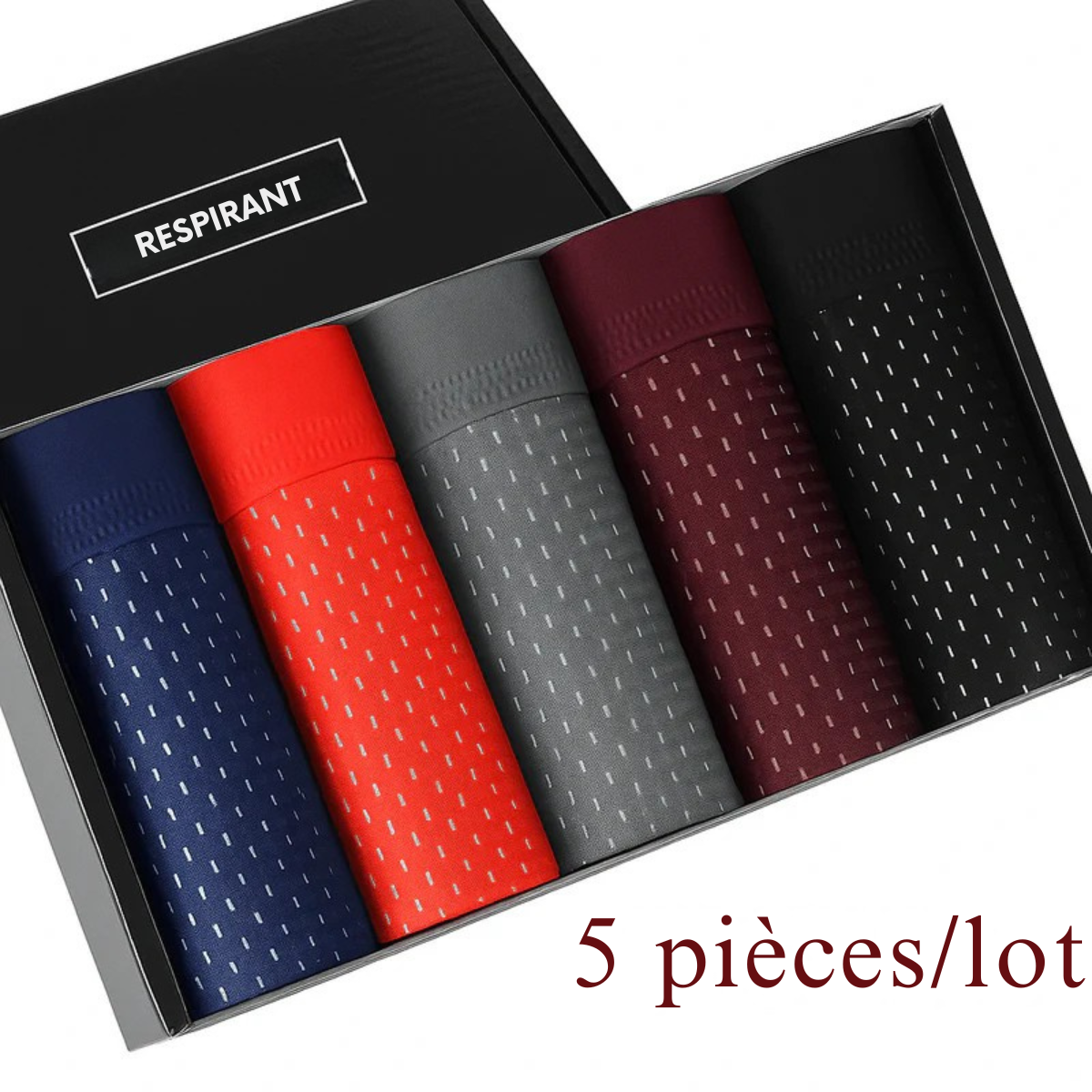 SoftLuxe™ – Lot de 10 boxers en fibre de bambou – [ACHETEZ 5, RECEVÉZ 10] – [LIQUIDATION]