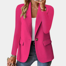 Penelope | Dames getailleerde blazer met enkele knoopsluiting