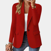 Penelope | Dames getailleerde blazer met enkele knoopsluiting