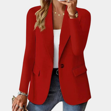 Penelope | Dames getailleerde blazer met enkele knoopsluiting