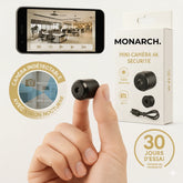 SpyCam™ 4K – Mini Caméra Espion Indétectable avec Vision Nocturne et Wi-Fi | Payez 1, Recevez 2