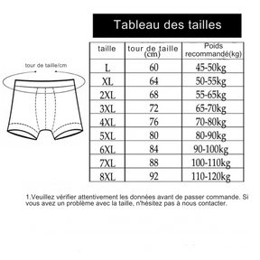 Kit de 10 Boxers en Fibre de Bambou [Payez 5, emportez 10]