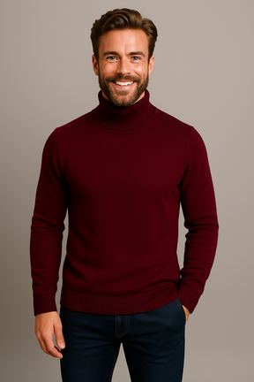 Zachary | Heren Winter Rollneck Pullover Trui