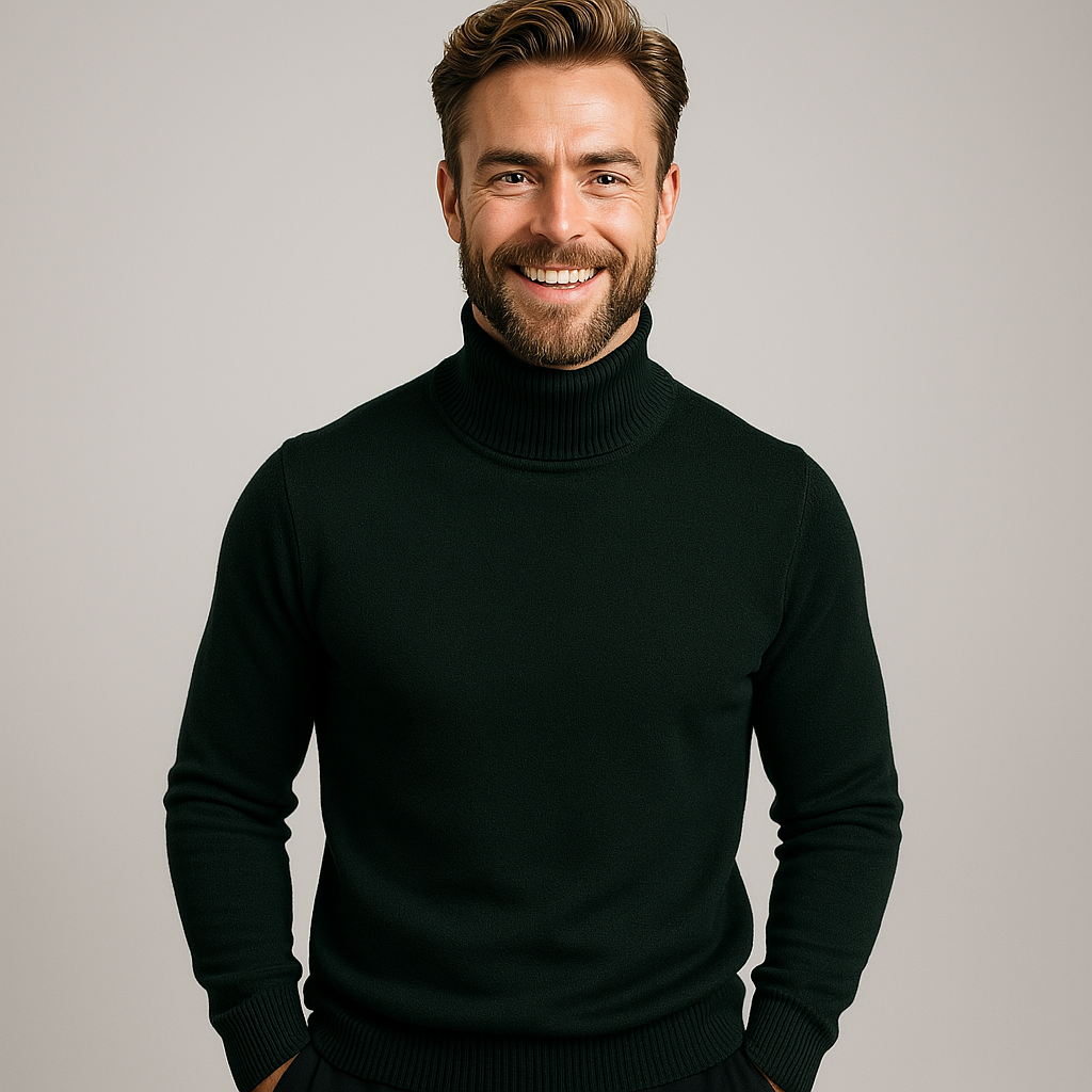 Zachary | Heren Winter Rollneck Pullover Trui