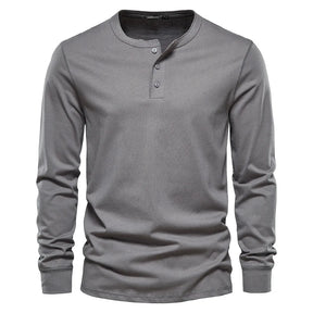 Brandon | Heren Lange Mouwen Shirt met Knopen
