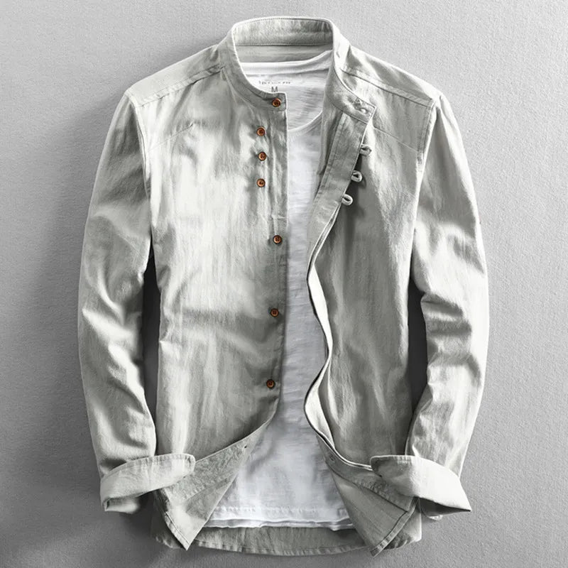 Monarch Wear - Mandarijnenkraag Overhemd Osaka™