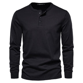 Brandon | Heren Lange Mouwen Shirt met Knopen