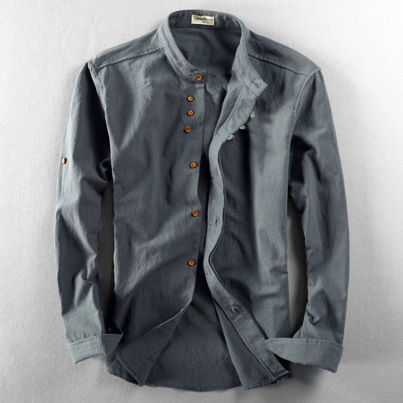 Monarch Wear - Mandarijnenkraag Overhemd Osaka™