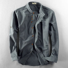 Monarch Wear - Mandarijnenkraag Overhemd Osaka™