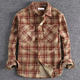 Gregory | Heren Casual Geruit Flannel Overhemd