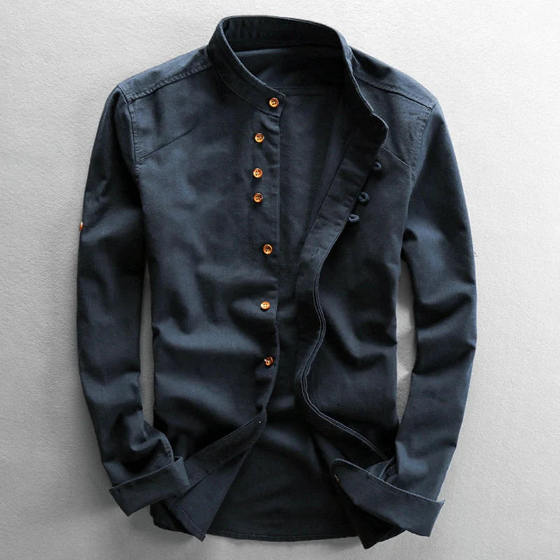 Monarch Wear - Mandarijnenkraag Overhemd Osaka™