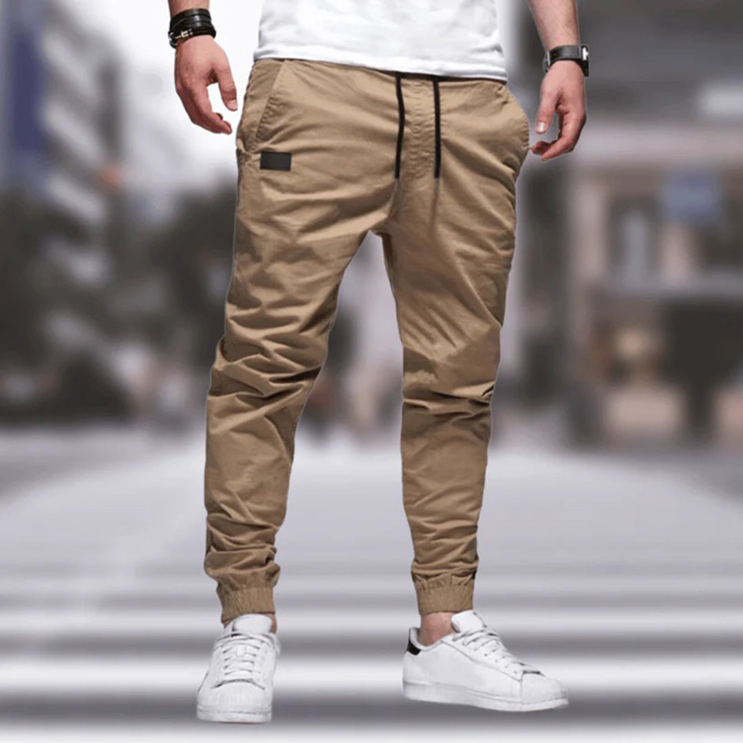 Spencer | Heren Casual Jogger Broek Met Trekkoord