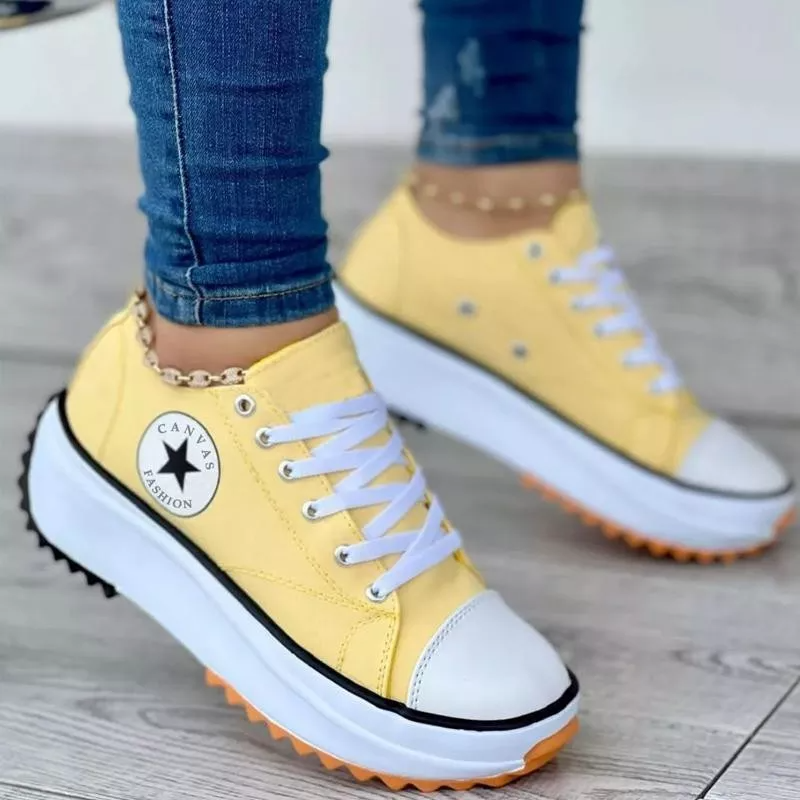 Monarch Wear - Kellyn Orthopedische Comfort Canvas Schoenen