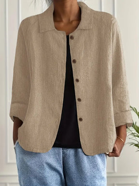 Chloe | Dames Casual Knoop Voorkant Lichtgewicht Jas