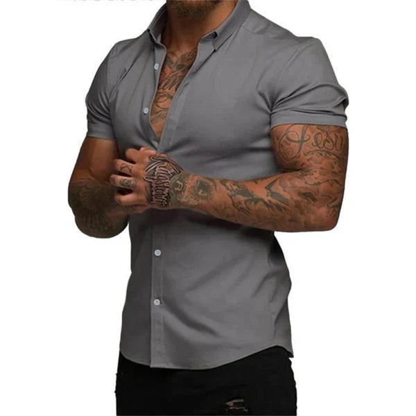 Chemise Slim Monarch EasyFit™ – Style et Confort avec Technologie Stretch 4D