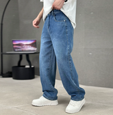 Drew | Heren Lente Losse Straight-Fit Denim Jeans