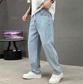 Drew | Heren Lente Losse Straight-Fit Denim Jeans