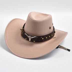 Caleb | Heren Brede Rand Westerse Cowboy Hoed