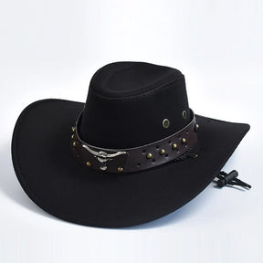 Caleb | Heren Brede Rand Westerse Cowboy Hoed