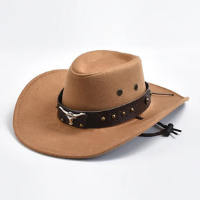 Caleb | Heren Brede Rand Westerse Cowboy Hoed
