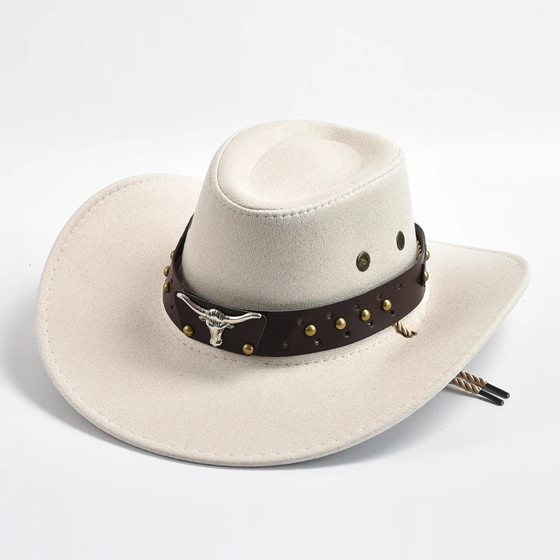 Caleb | Heren Brede Rand Westerse Cowboy Hoed