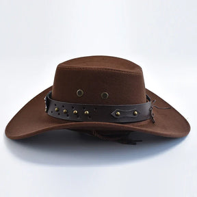 Caleb | Heren Brede Rand Westerse Cowboy Hoed