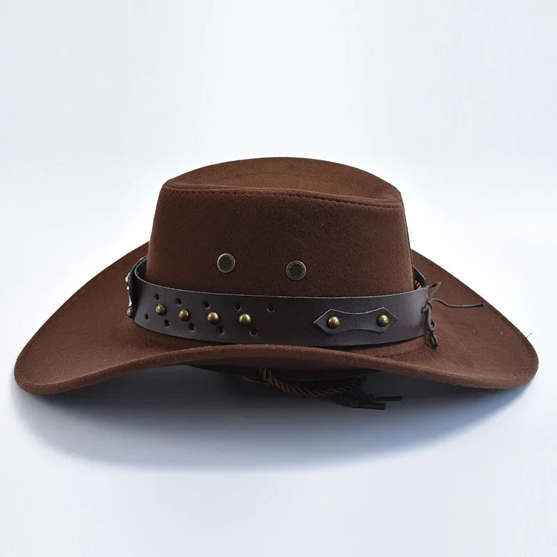 Caleb | Heren Brede Rand Westerse Cowboy Hoed