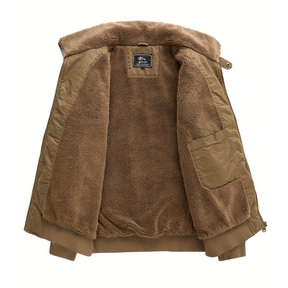 Axel | Heren Rits Kraag Bomber Jas