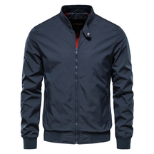 Aaron | Heren Rits Klassieke Bomber Jas