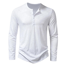 Oliver | Heren Casual Button Henley Shirt