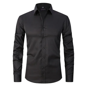 Zachary | Heren Slim Fit Overhemd met Lange Mouwen